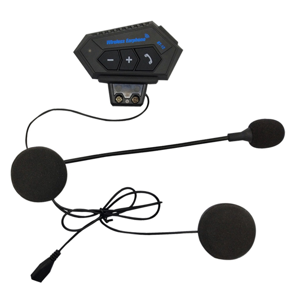 Bluetooth 5.0 Helm Sepeda Motor Headset Sepeda Motor Earphone Nirkabel dengan Mikrofon untuk iPhone iPad Android