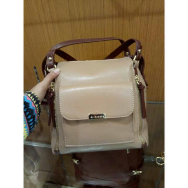Tas Ransel Ori Elizabeth warna Khaki