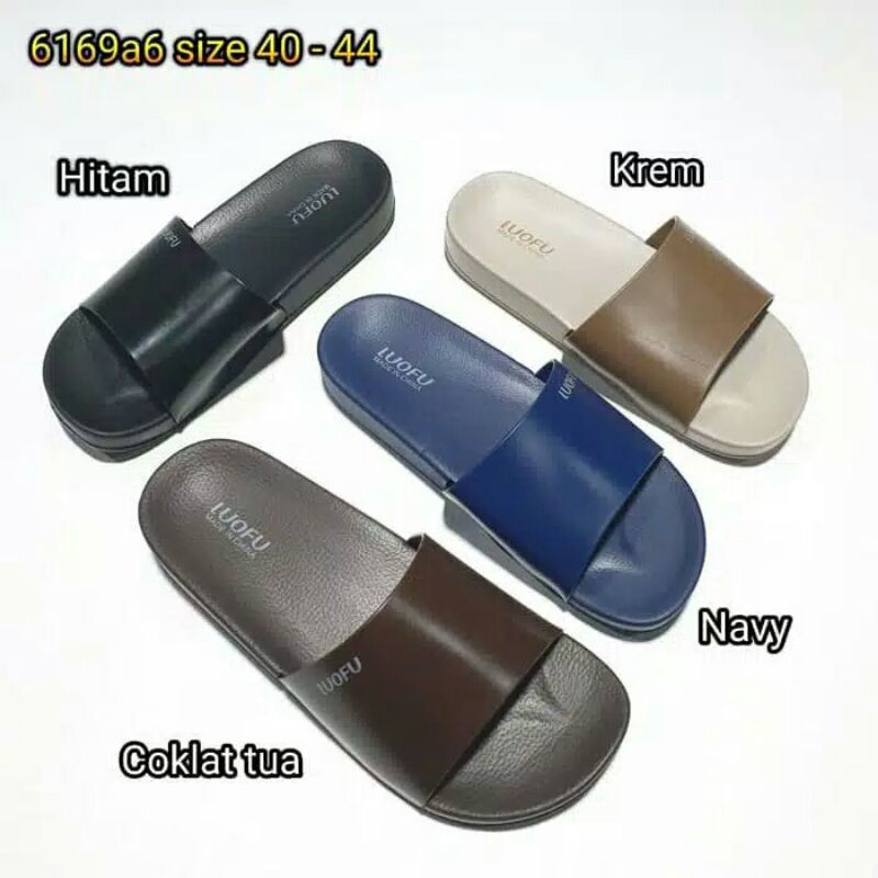 SANDAL SELOP PRIA LUOFU 6169A6