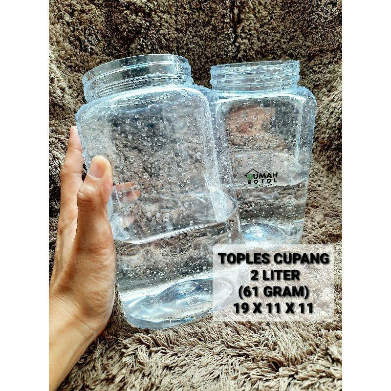 TOPLES PLASTIK CUPANG 2 LITER BEKAS