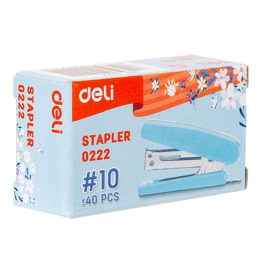 Deli Stapler Sekolah 10sheets dengan jepretan halus E0222