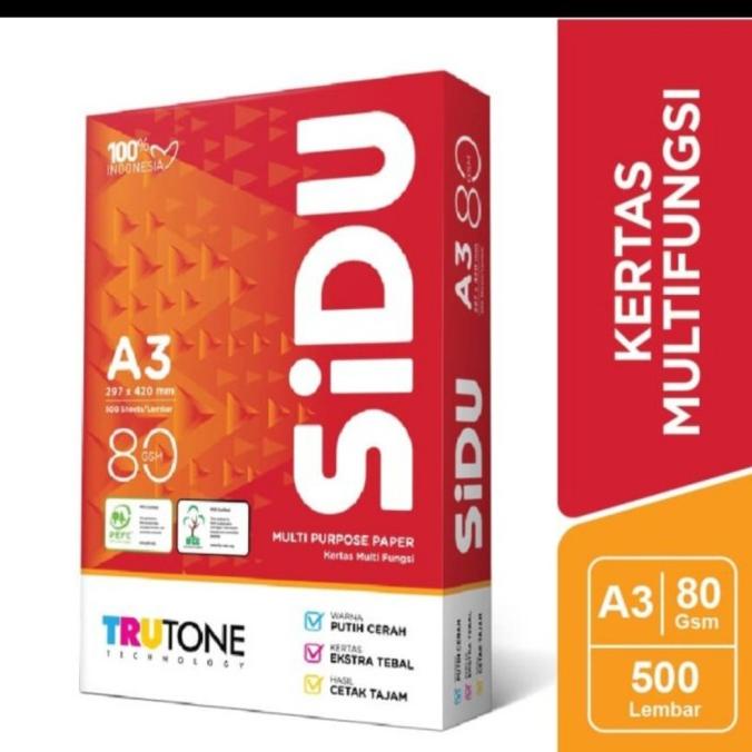 

Sale!!! Kertas Hvs Sidu A3 80 Gsm - Foto Copy - Print - Cetak Sidu A3 80 Gram - Paling Dicari