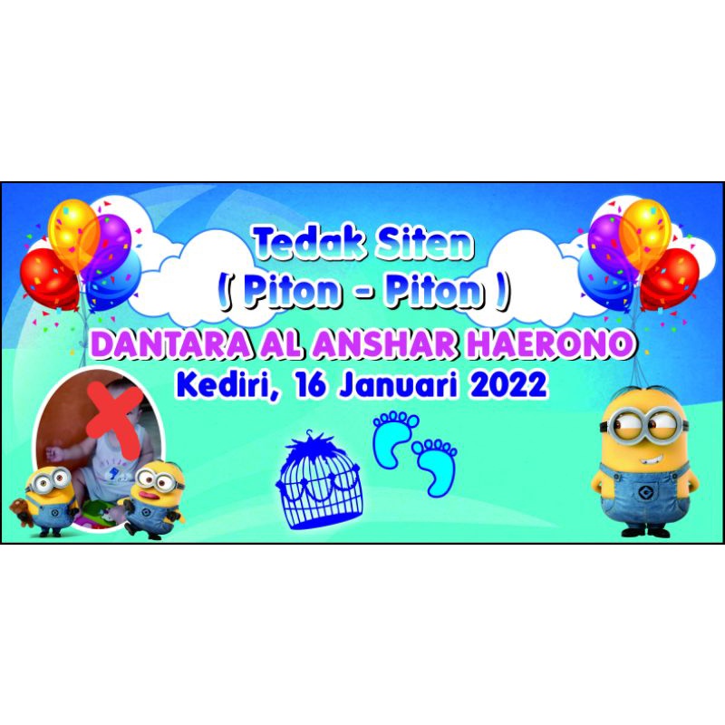 SPANDUK TEDAK SITEN / BANNER TEDAK SITEN