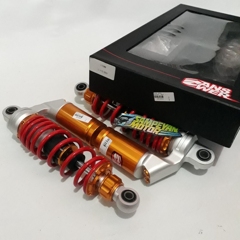 Sok Shock Skok Belakang Answer Tabung Atas 270mm Merah