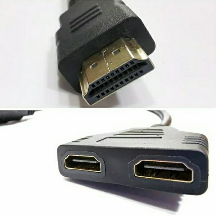 Spliter HDMI 2 Port input 2 keluar 1 Gold Plated