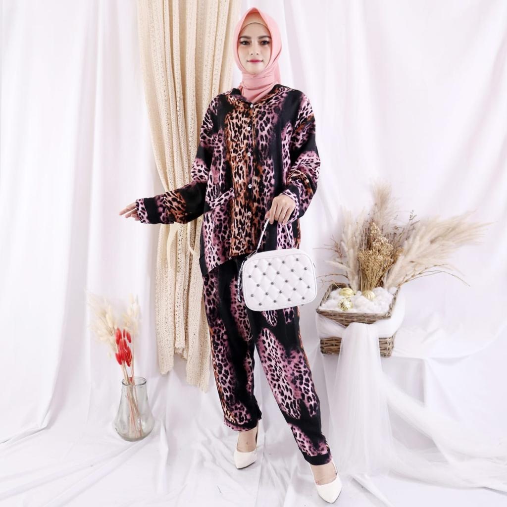 JOSJOLI_PIYAMA/Piyama PP CP HP SELVIA ALIYAH XXL DAN XL/Piyama TIEDYE Kekinian (REALPICT) LD 120CM-PINK ALIYAH PP