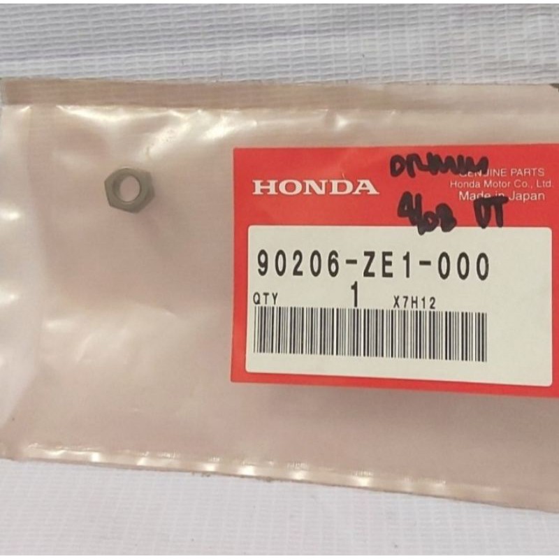 Nut / Mur Pivot untuk engine GX , Original Honda