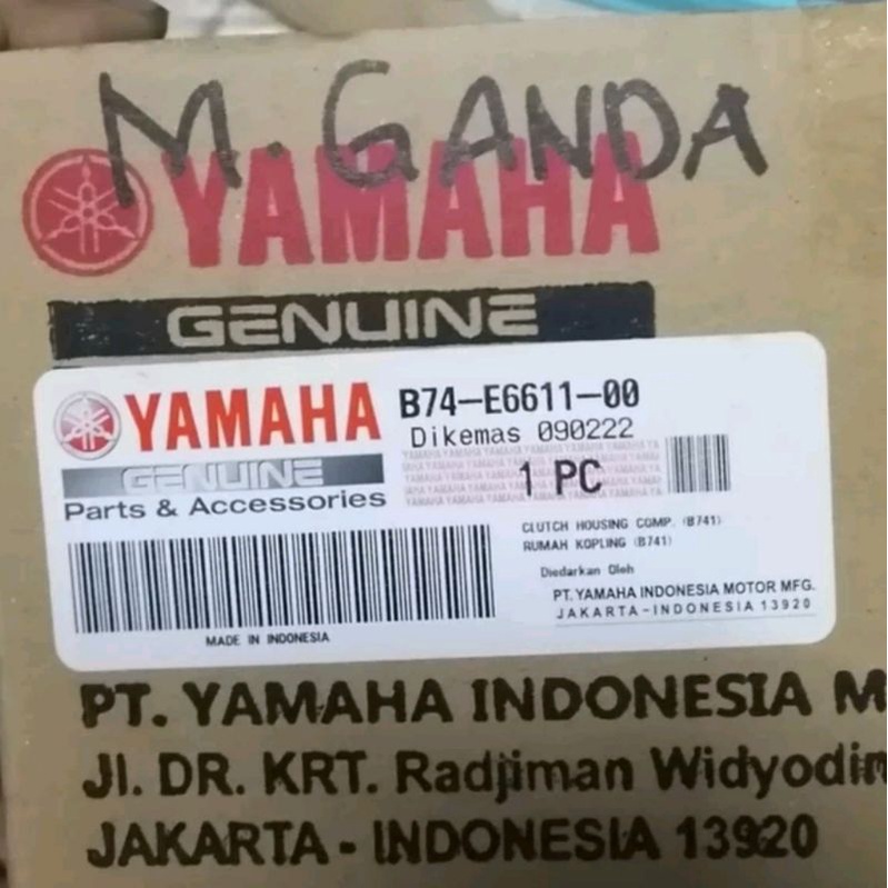 Mangkok mangkuk kopling ganda otomatis xmax x max ygp b74e661100