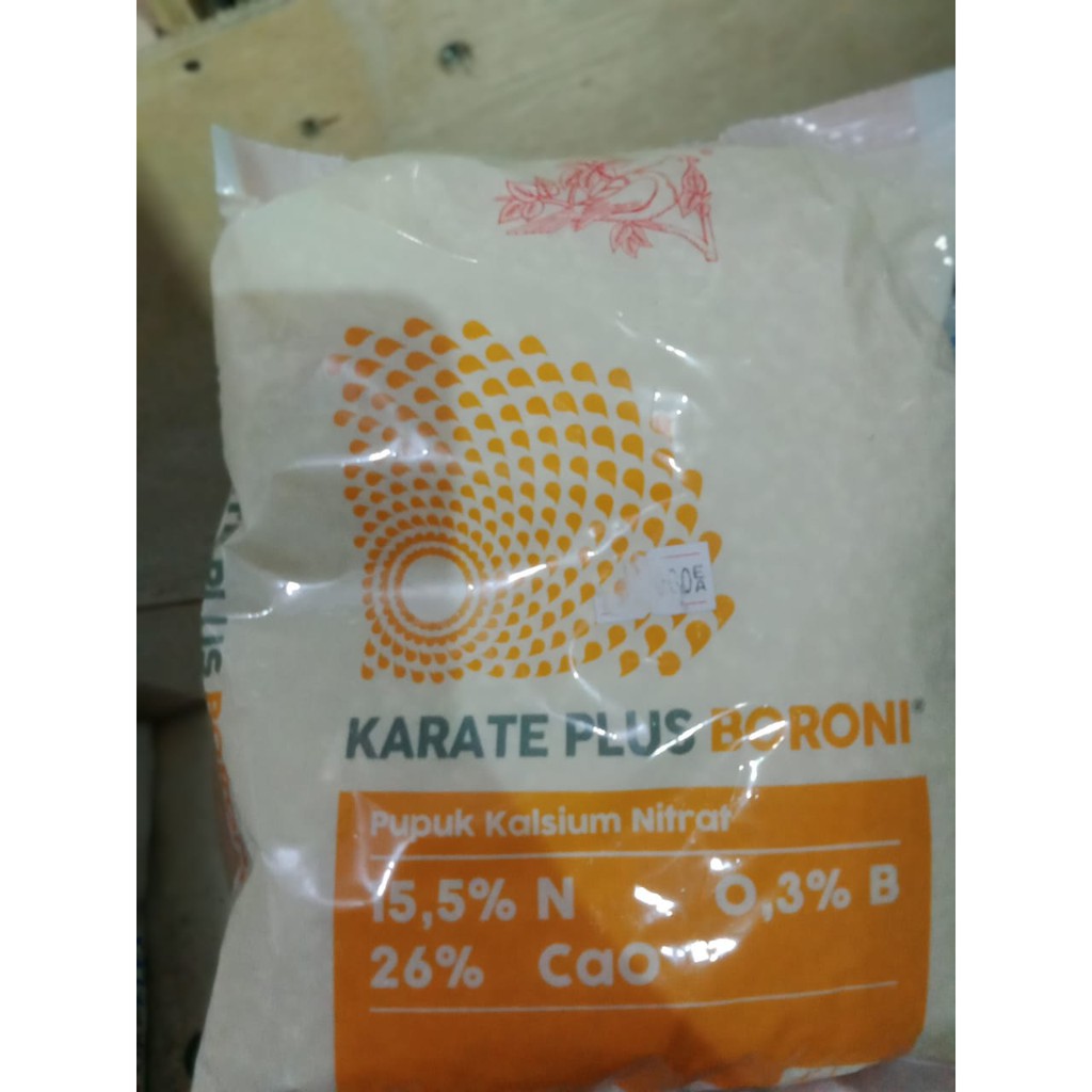 Pupuk Meroke Karate Plus Boroni 1 kg Pupuk Kalsium Nitrat Untuk Bahan Baku AB Mix Hidroponik
