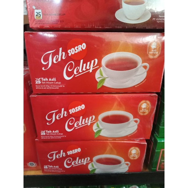 

Teh Sosro Celup 25 Kantong