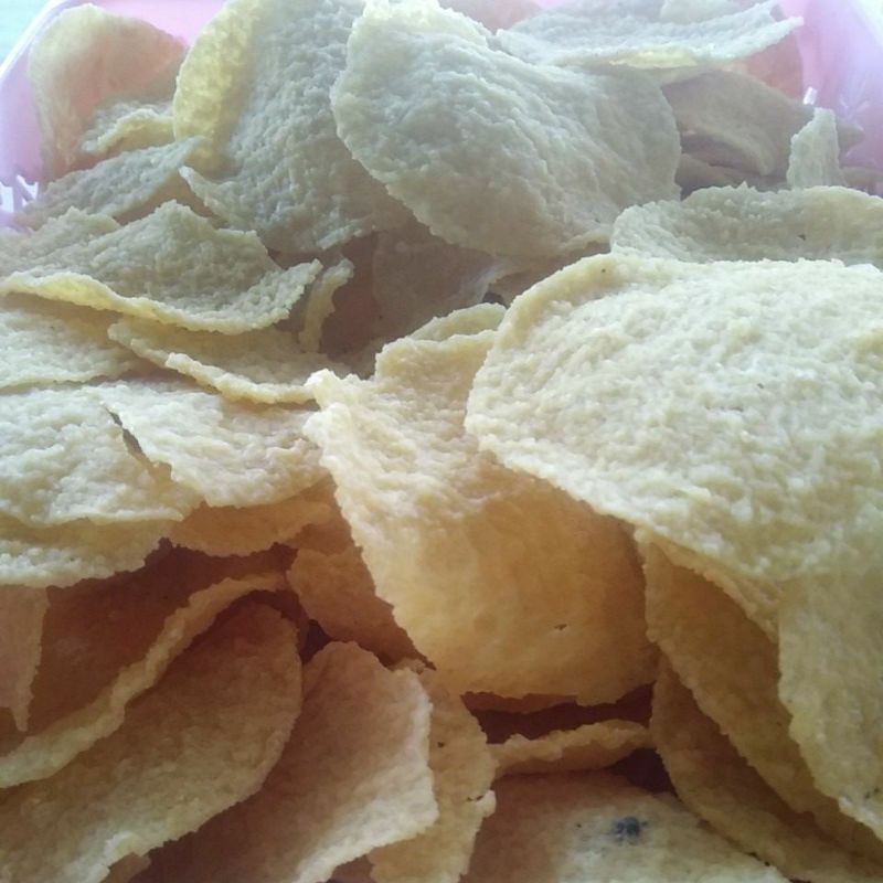 

krupuk puli beras rasa bawang guri