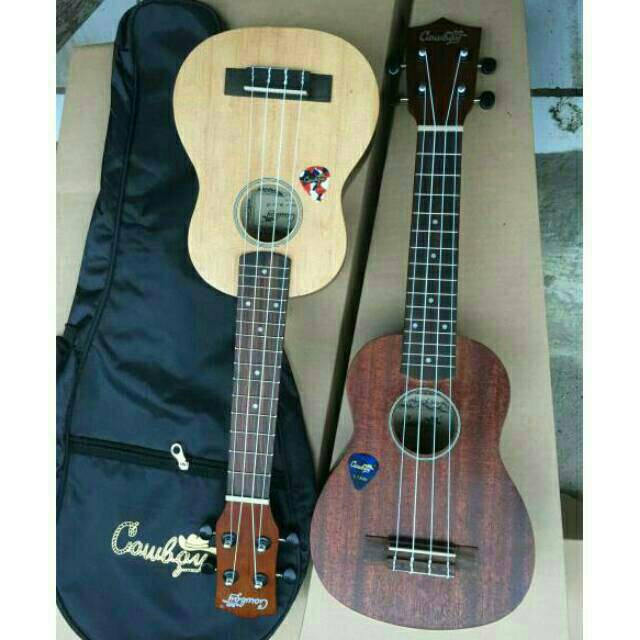 PROMO Gitar ukulele cowboy 210 BONUS SENAR CADANGAN, PICK 