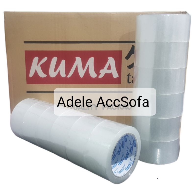 

[1 dus] Lakban 2 inchi 100 yard Merk KUMA