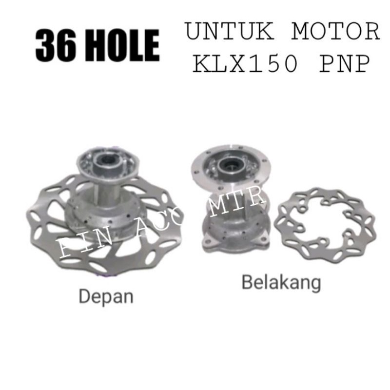 Tromol/Trombol Klx-Dtracker-Bf 150 Hole 36 Merek IGAWA / MSX Original dll Klx plus Piringan Cakram