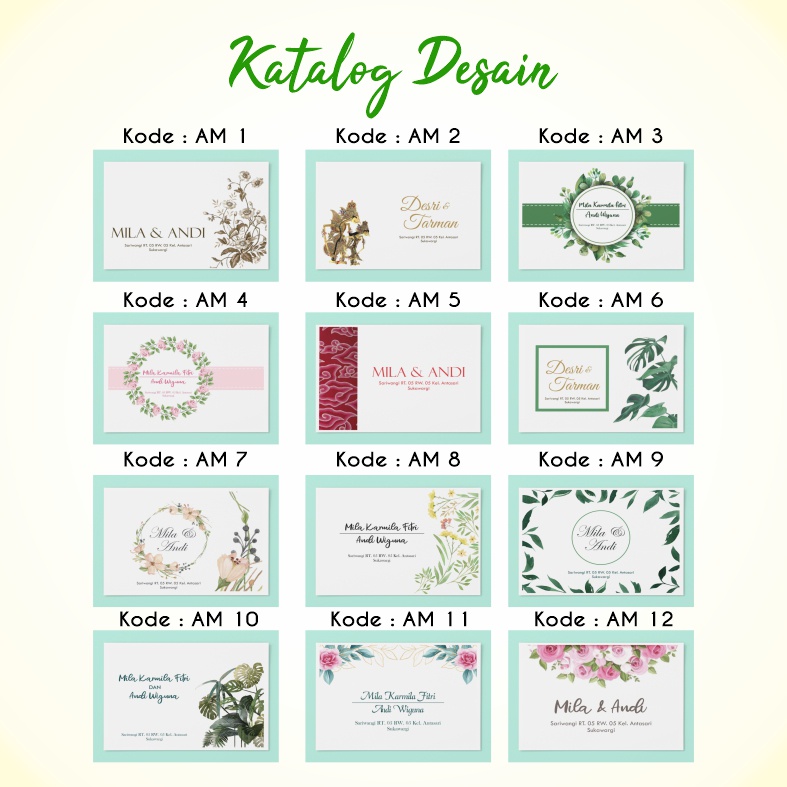 

AMPLOP KONDANGAN CUSTOM NAMA MOTIF KECIL LUCU SATUAN