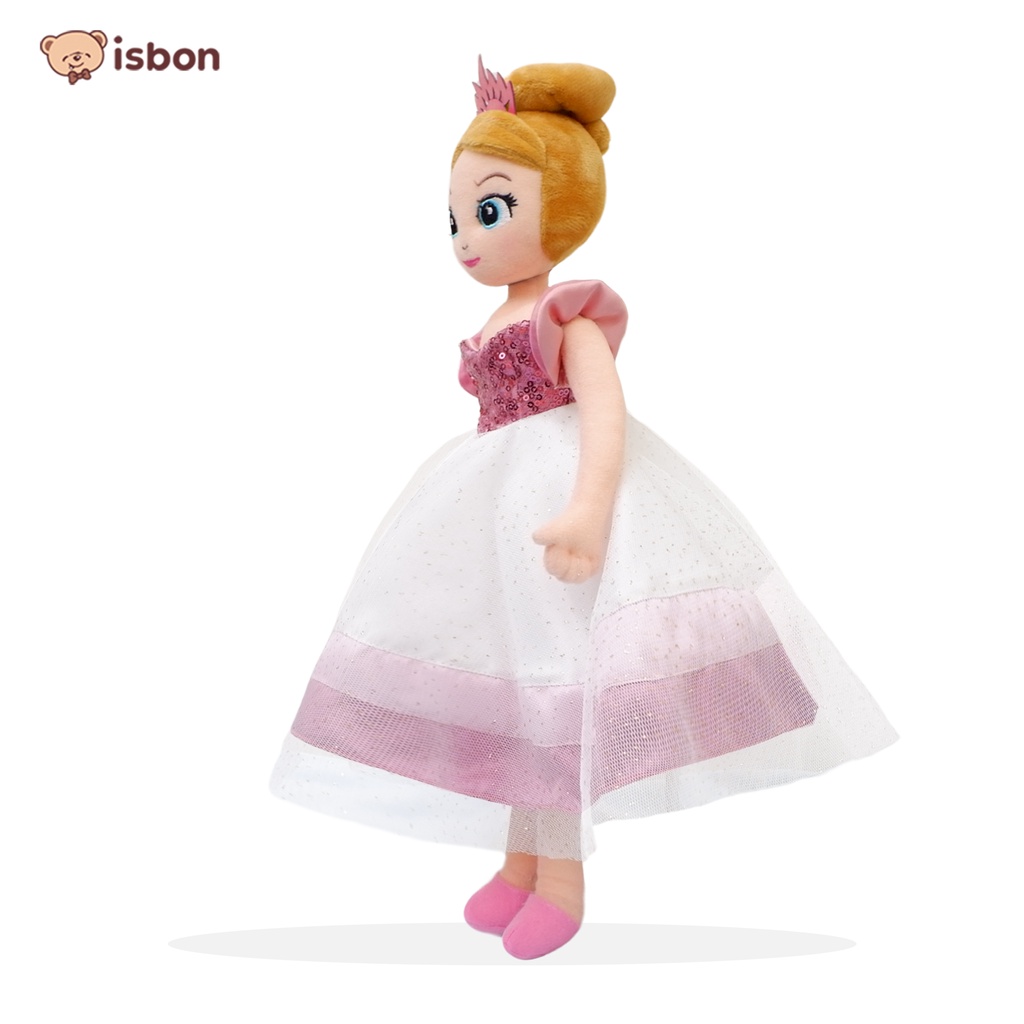 ISTANA BONEKA princess JENNIFER pink mainan anak perempuan elegan premium barbie gown baju bisa di lepas cute plush princes doll ratu putri