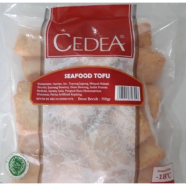 

Cedea seafood Tofu 500gr