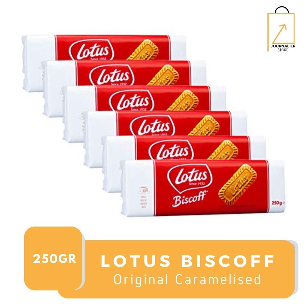 LOTUS BISCOFF Biskuit Karamel 250gr 32 pcs Caramelised Biscuit