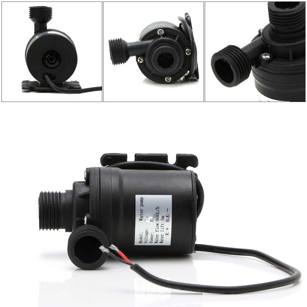 Pompa Air Sirkulasi Aquarium Ikan Celup Bawah Air Submersible Pump 12V 22W - 12V5M