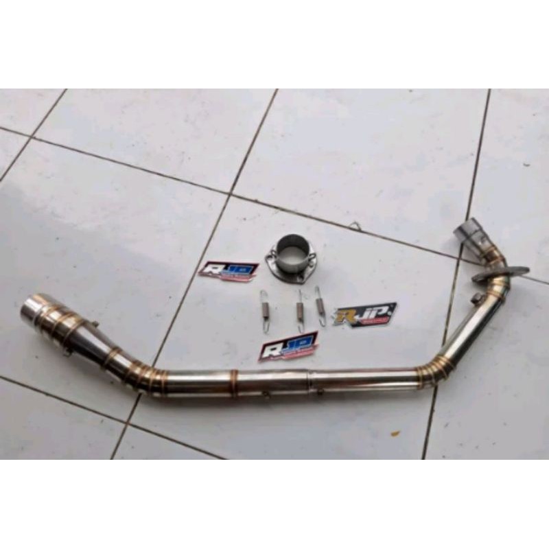 leheran knalpot new sonic150 new cb150r cbr facelift set adaptor slincer fu