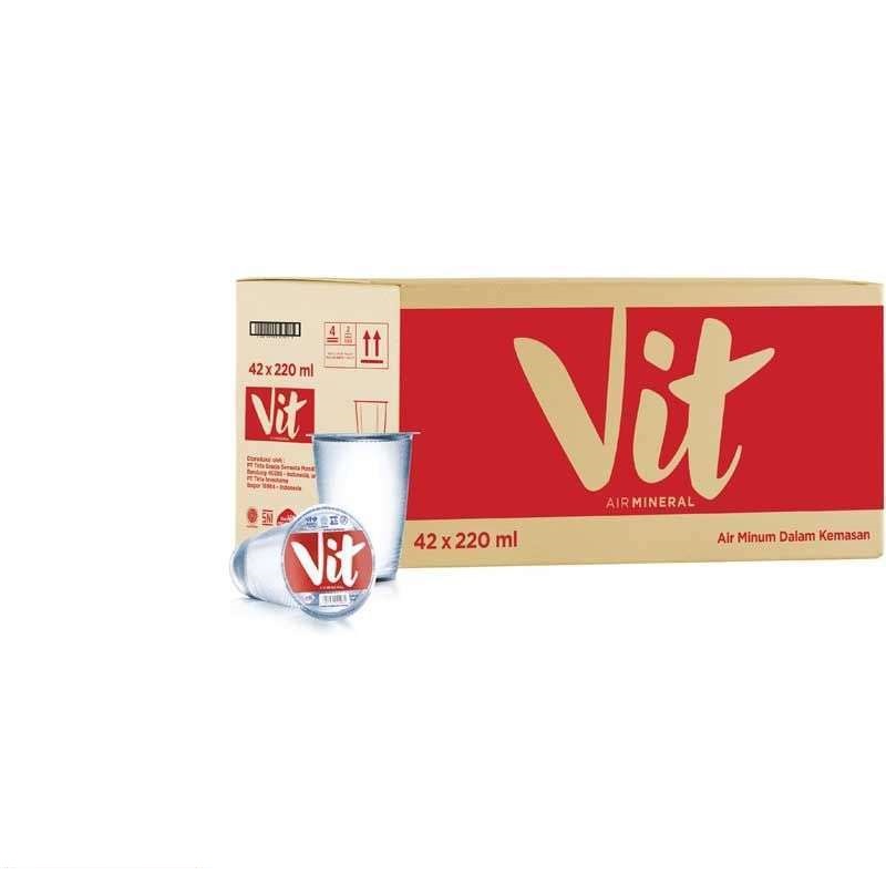 

Air Mineral Vit Gelas 200 ML Per Dus