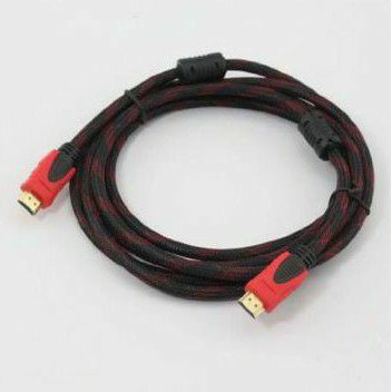 KABEL HDMI KE HDMI 3M SERAT JARING HDMI TO HDMI