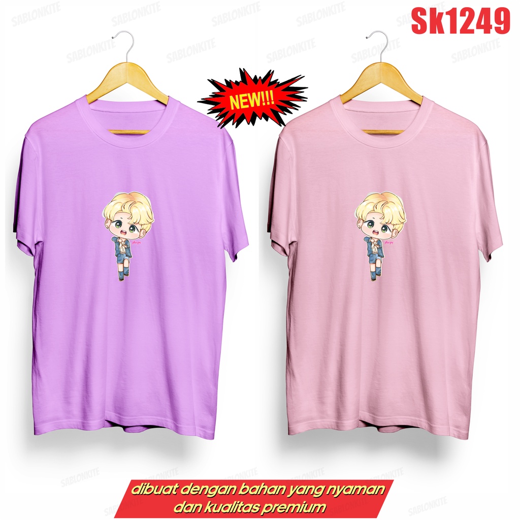 MURAH!!! KAOS KPOP JHOPE JH CARTOON SK1249 UNISEX ADA KAOS ANAK