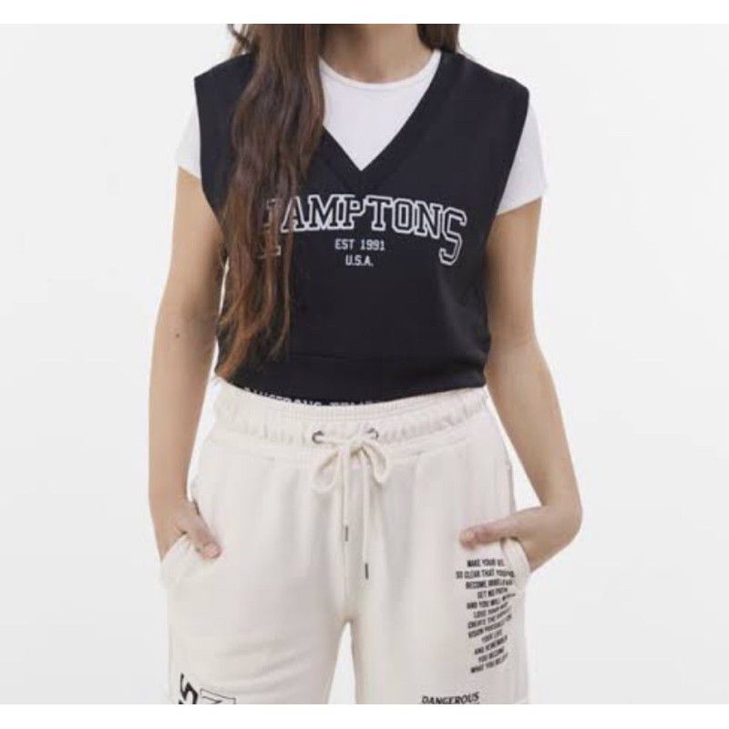 VEST HAMPTONS//ROMPI WANITA FLEECE TEBAL TERBARU'