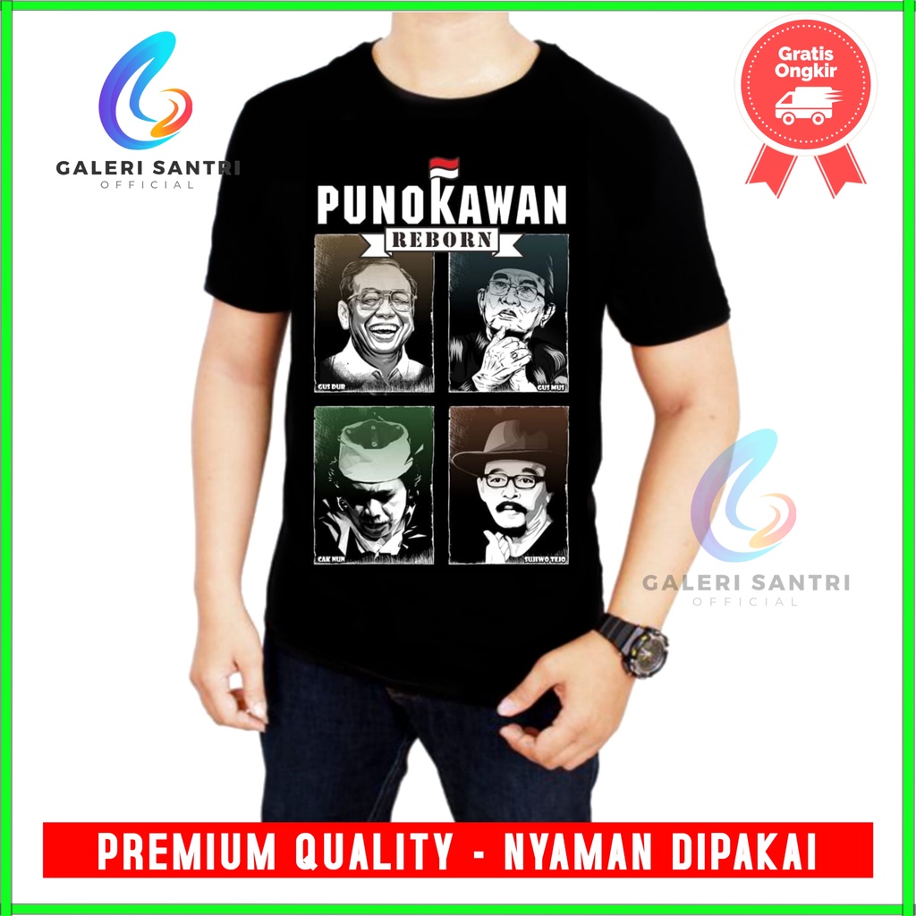 Kaos Maiyah Original/Kaos Maiyah Cak Nun Ori/Kaos Punokawan Reborn/Kaos Cak Nun Sujiwo Tedjo
