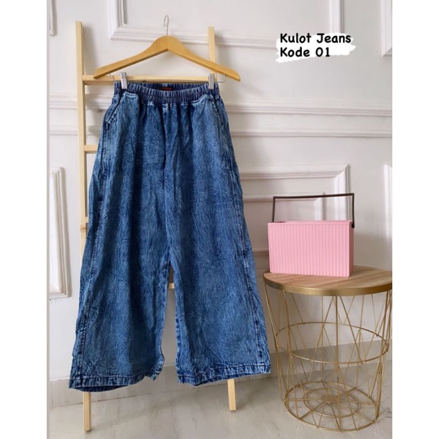 KULOT JEANS IMPORT / kulot jeans termurah