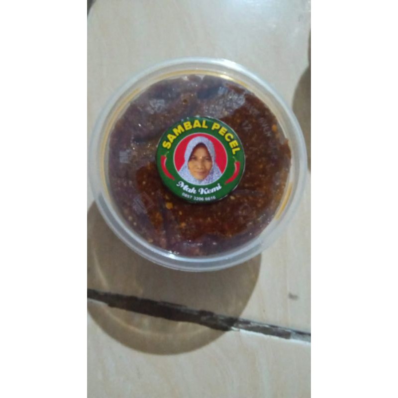 

Sambal pecel mak kemi 250g/ Bojonegoro/pedas