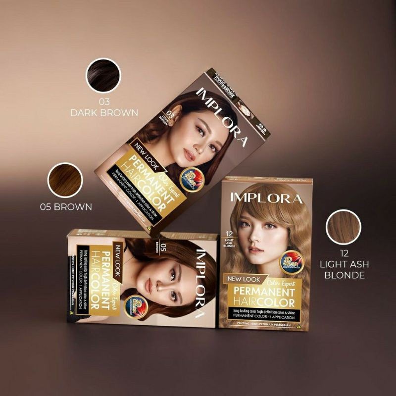 Implora Permanent Hair Color / Implora Hair Color Expert / Cat Rambut Implora