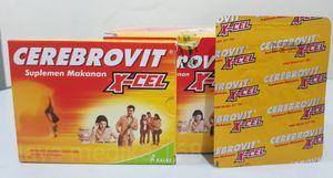 Cerebrovit exel 1 strip MULTIVITAMIN NUTRISI OTAK (meningkatkan daya ingat)
