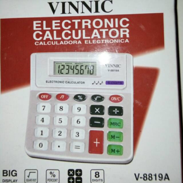 

vinnic electronic calculator