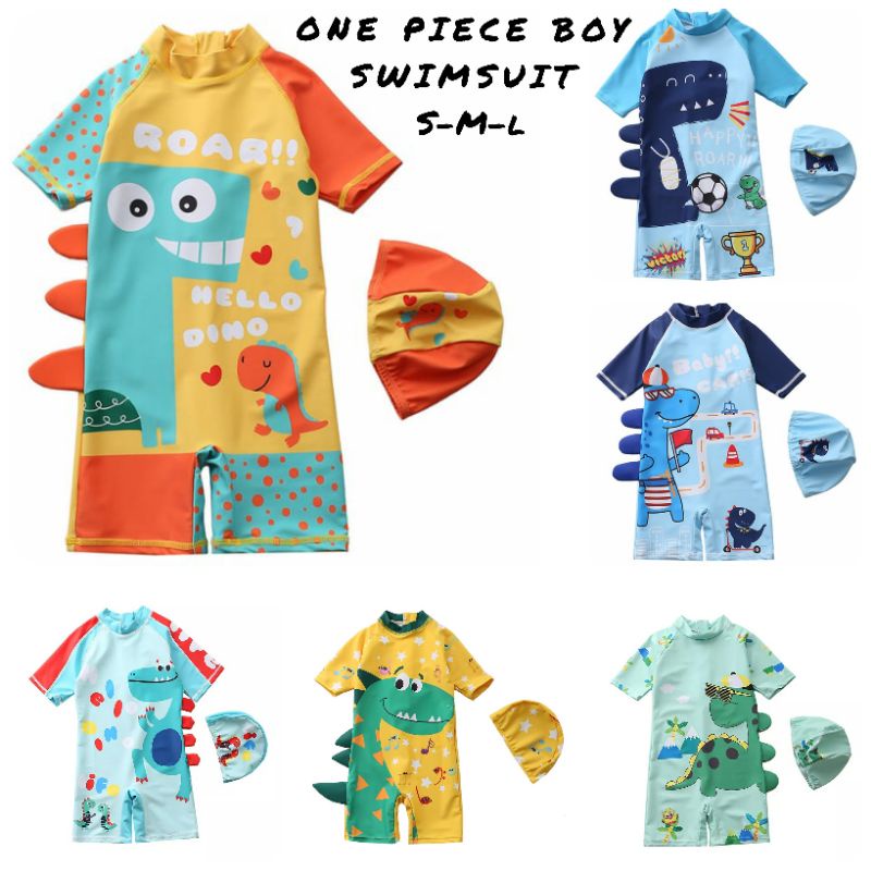 One Piece Boy Swimsuit/ Baju Renang Anak Laki-laki