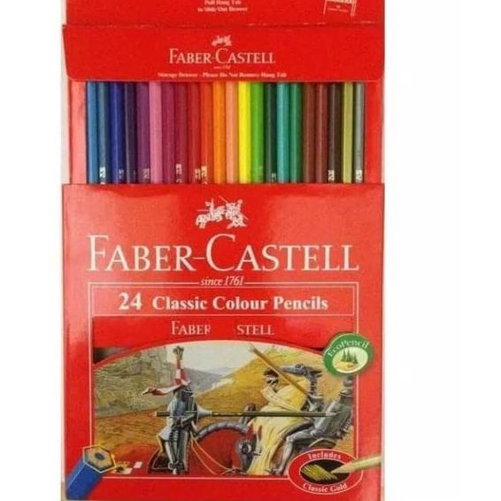 

Big Sale PENSIL WARNA 24 WARNA FABER CASTELL CLASSIC ✔