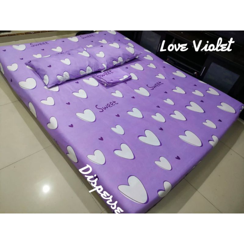 Sprei Love Violet