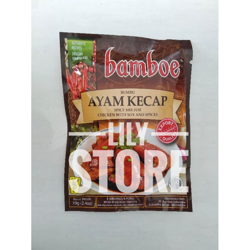 

Bamboe / Bambu Export Bumbu Ayam Kecap 70g