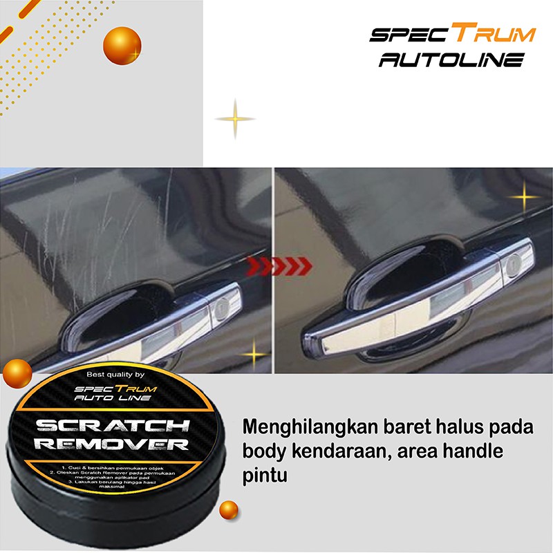 [ SPECTRUM ]  SCRATCH REMOVER PENGHILANG GORES BARET MOBIL MOTOR HELM DIAMOND COMPOUND FREE APLICATOR PAD