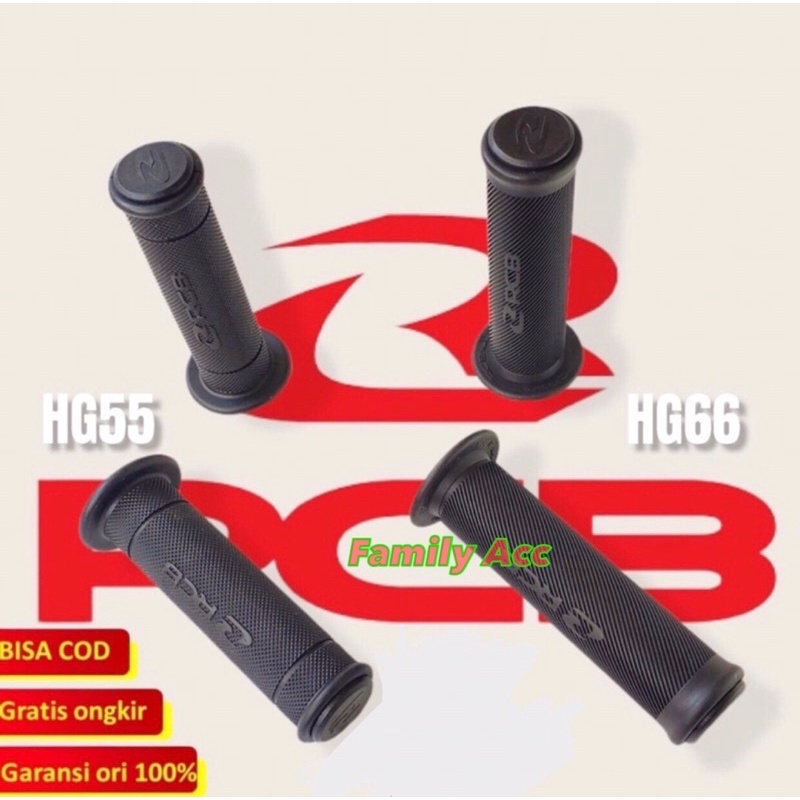 Handgrip Handfat Grip RCB Original HG55 &amp; HG 66 Bulu Racing Boy Malaysia Original Aerox Nmax Pcx Beat Vario