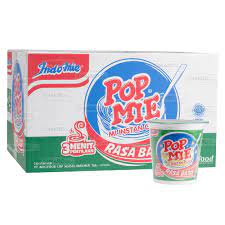 

POP MIE INSTANT REGULER KUAH RASA BASO KEMASAN DUS ISI 24 PCS