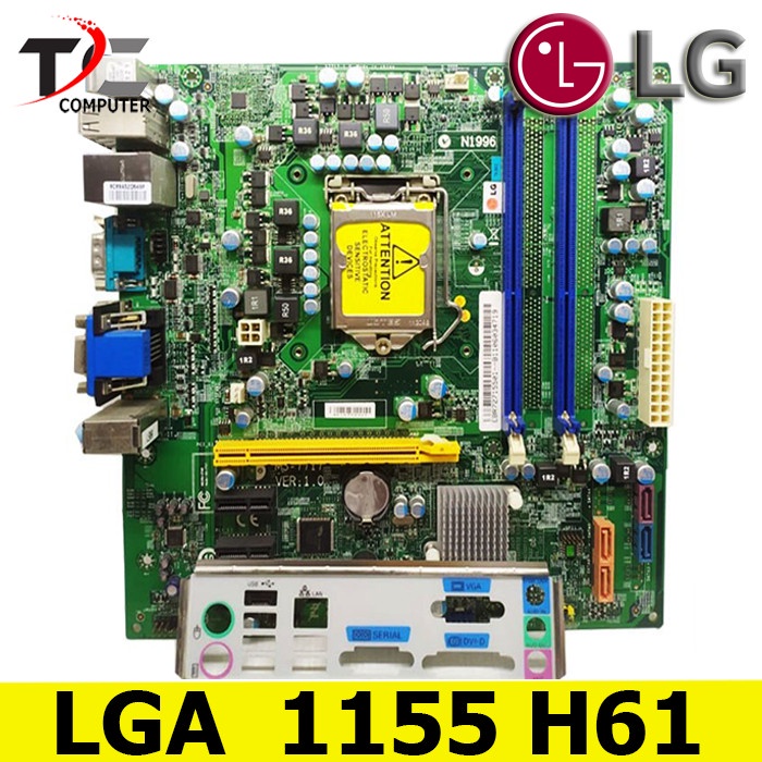 Mobo mainboard intel LGA 1155 H61 LG