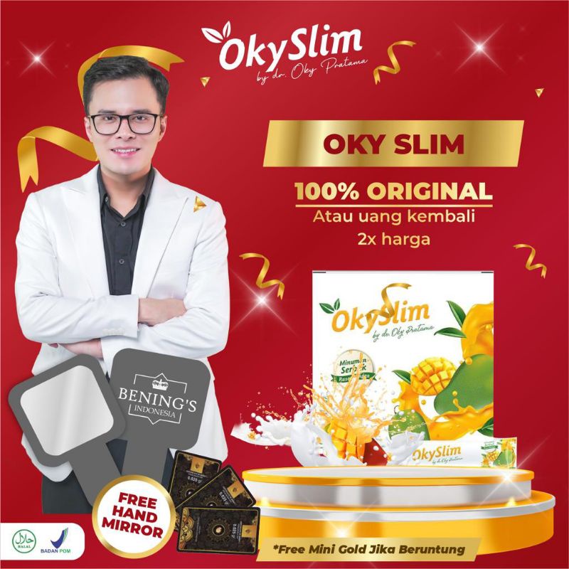 ￼OKYSLIM BENING SKINCARE DR. OKY PRATAMA | PELANGSING ANTI GAGAL | MELANGSINGKAN & MENURUNKAN BB | B