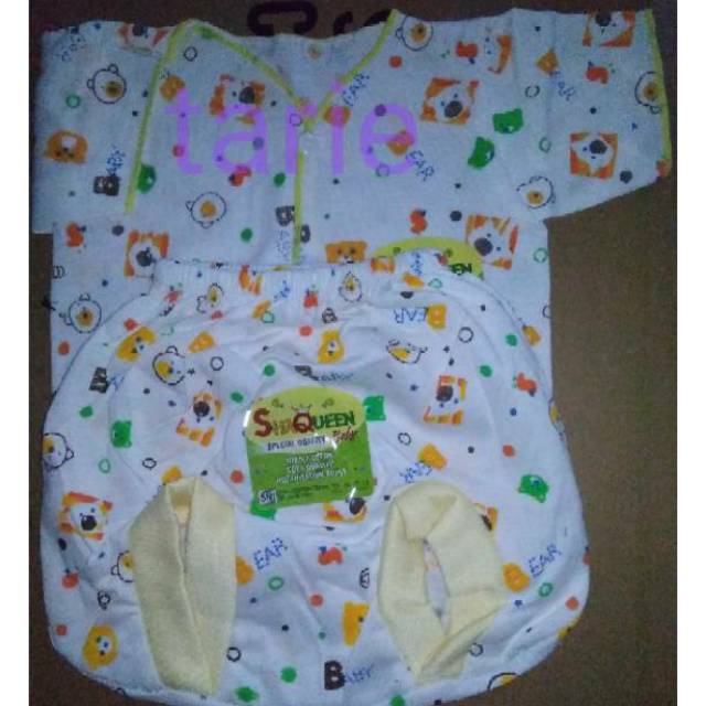 3 setelan pendek baju bayi SNI