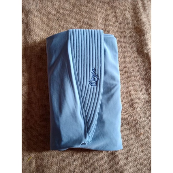 Jilbab instan Bergo instan Qeysa ORI Bergo Livia kode 154-Sky blue