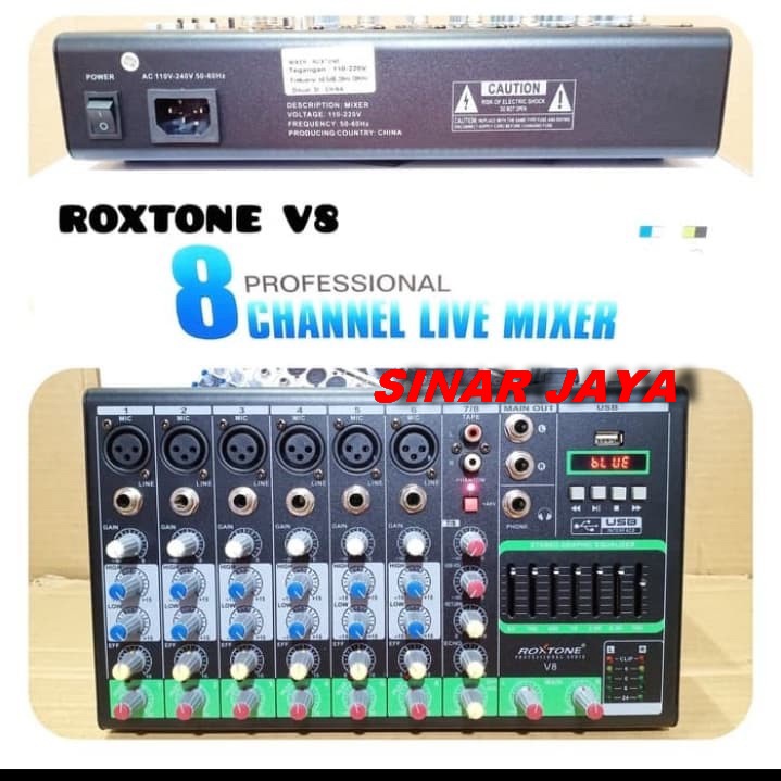 Mixer bluetooth original roxtone v8