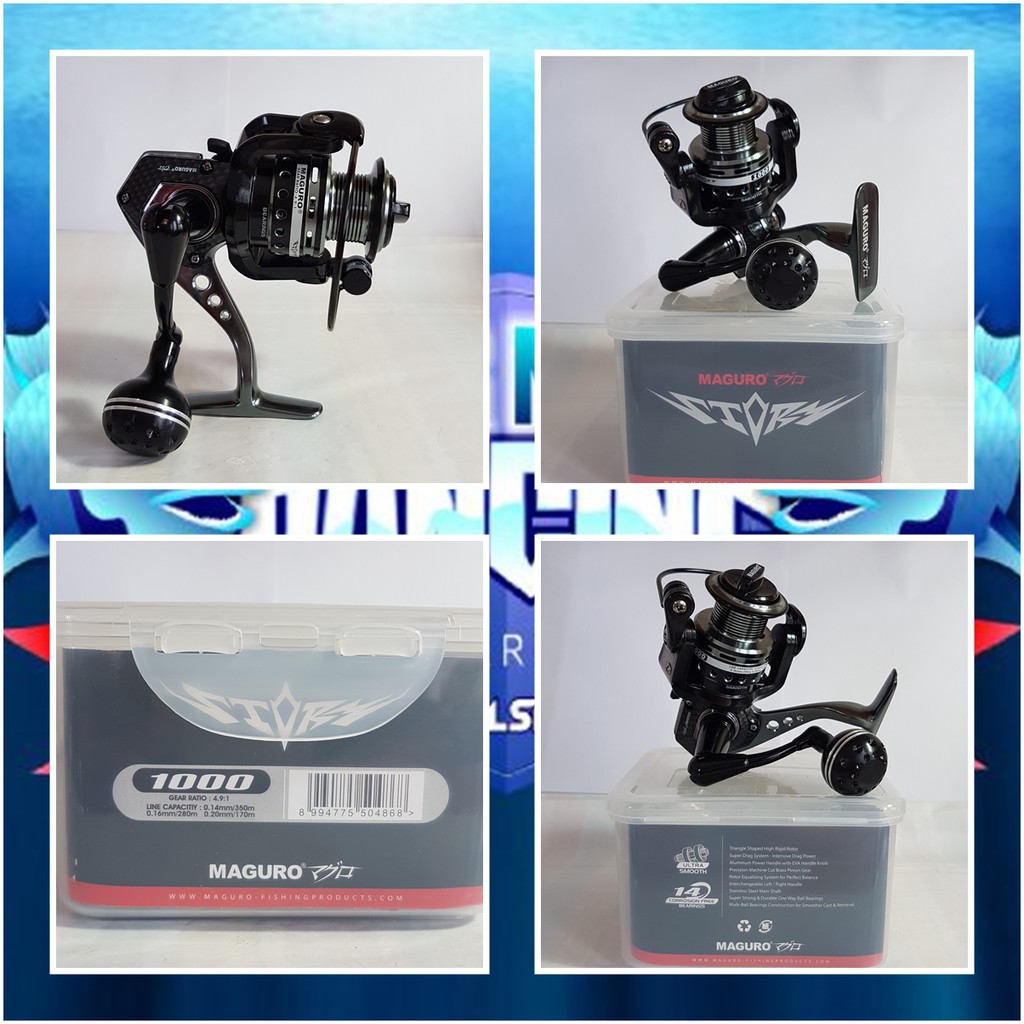 Reel Spinning MAGURO STORM 1000, STORM 2000, MAGURO STORM 5000, STORM 6000, STORM 8000
