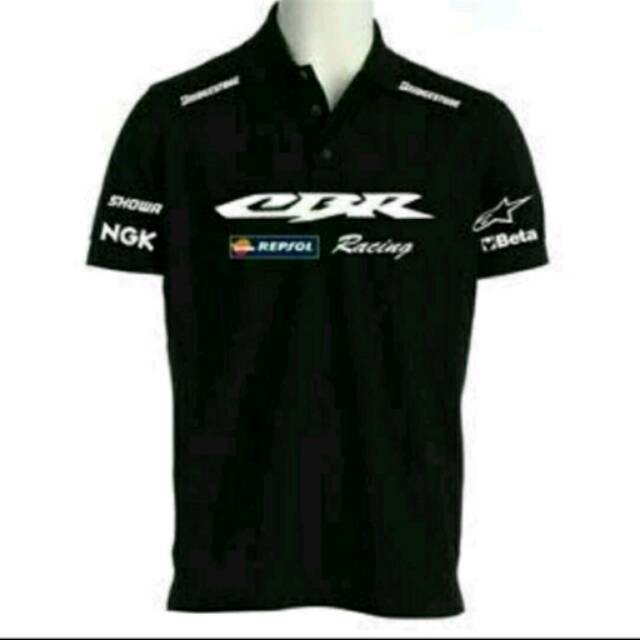 Kaos polo/ Polo shirt/ Kaos kerah CBR Repsol Racing