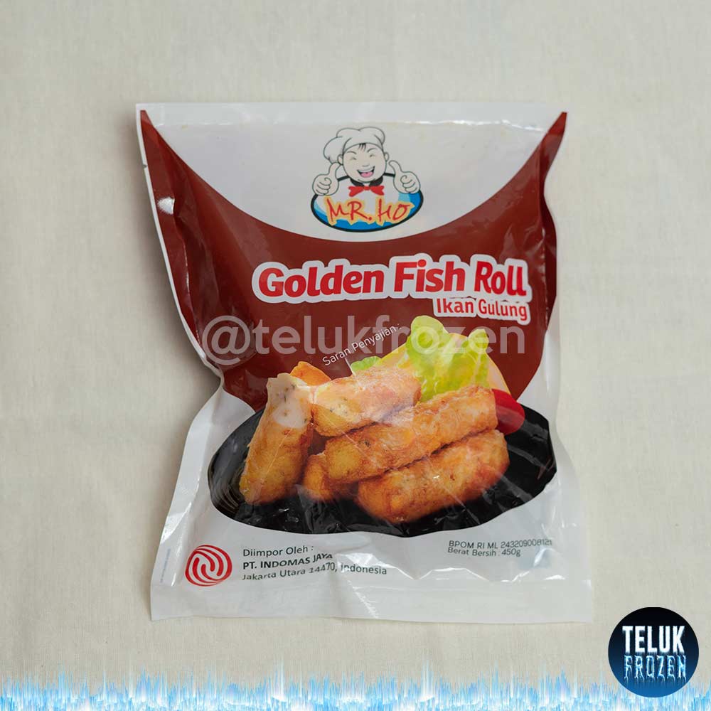 

golden fish roll mr ho 450gr ikan gulung 450 gram olahan frozen food rol shabu shabu frozen