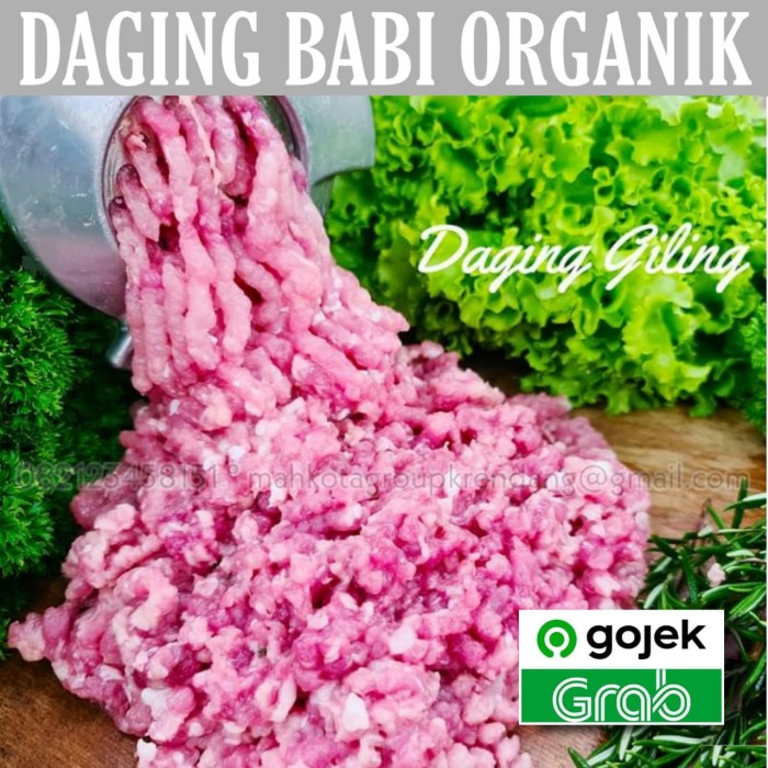 

Terlaris daging babi organik - LEHER GILING ada lemak - nathalia farm - 500 gr